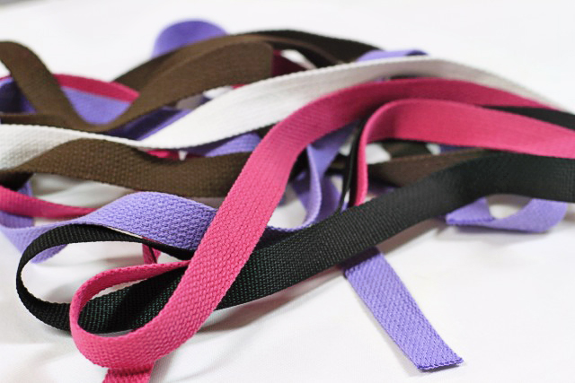 Purple Velcro Fabric Belt