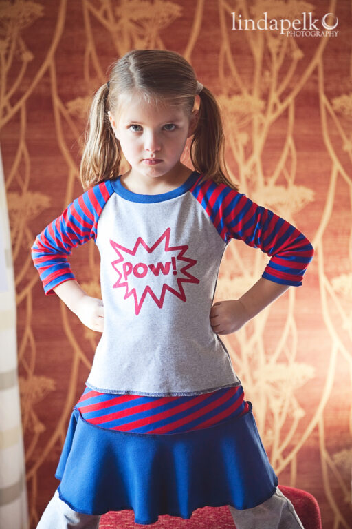 Super Hero in Training Layering Dress at lilblueboo.com