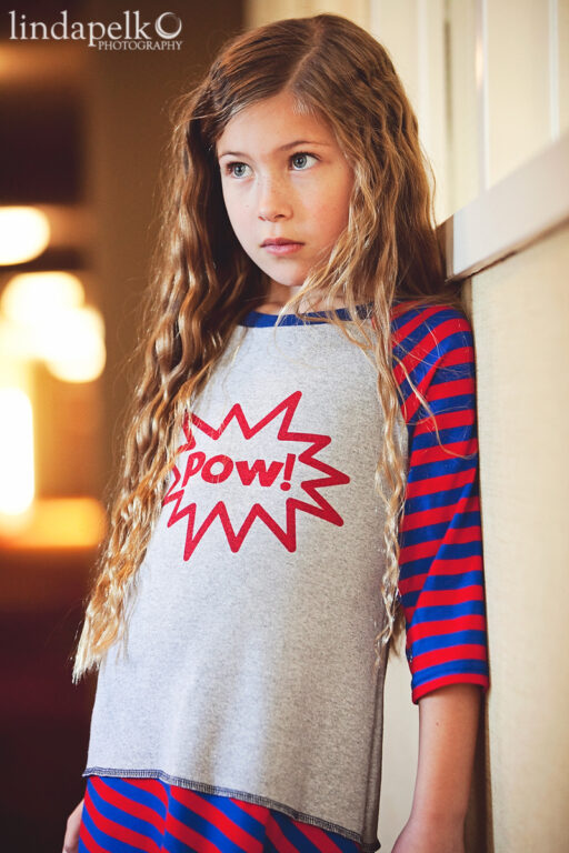 Pow! Super Hero in Training Layering Dress at lilblueboo.com