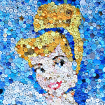 Cinderella Button Art via lilblueboo.com