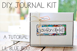 diy journal kit with free download via lilblueboo.com