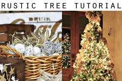 how to make a rustic tree via lilblueboo.com