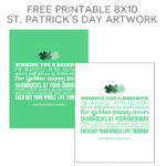 St. Patrick's Day 8x10 Art Printables