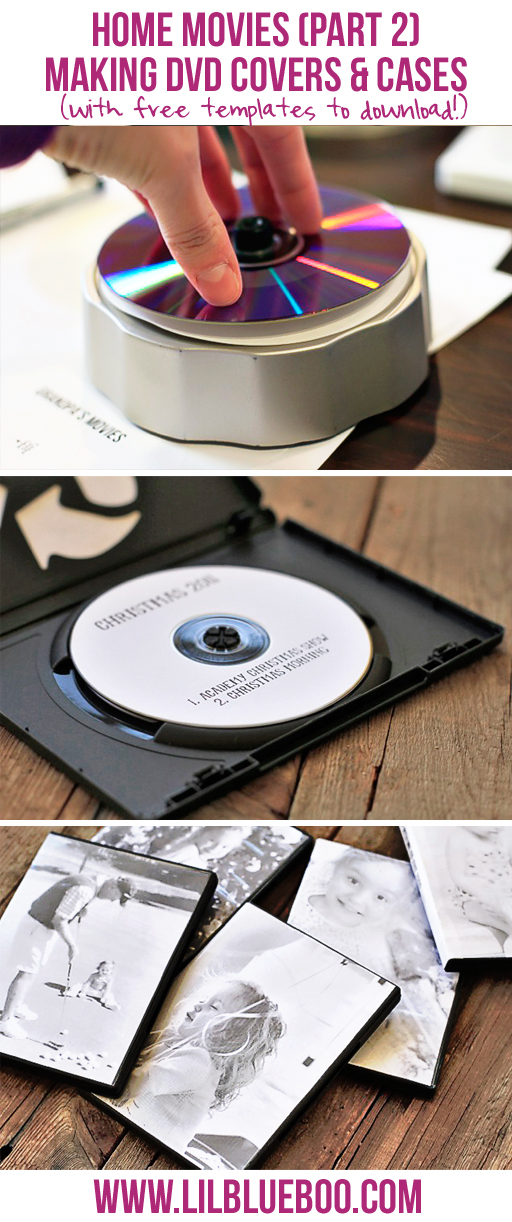 Home Movies 101: How to Make Simple DVD Labels and Case Covers (with free templates)