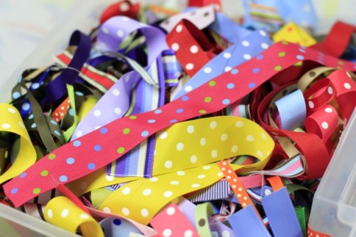 Project ideas for ribbon scraps via lilblueboo.com