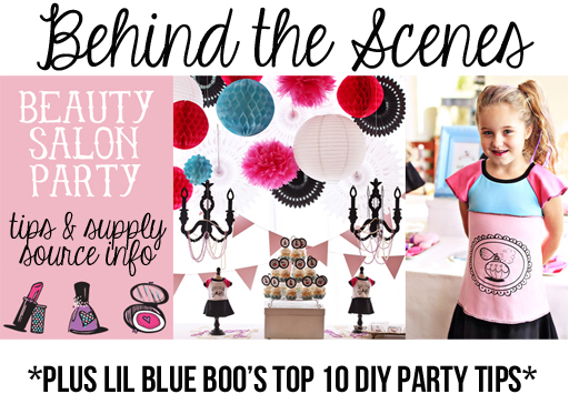 Lil Blue Boo's Top 10 DIY Party Tips and Behind the Scenes via lilblueboo.com