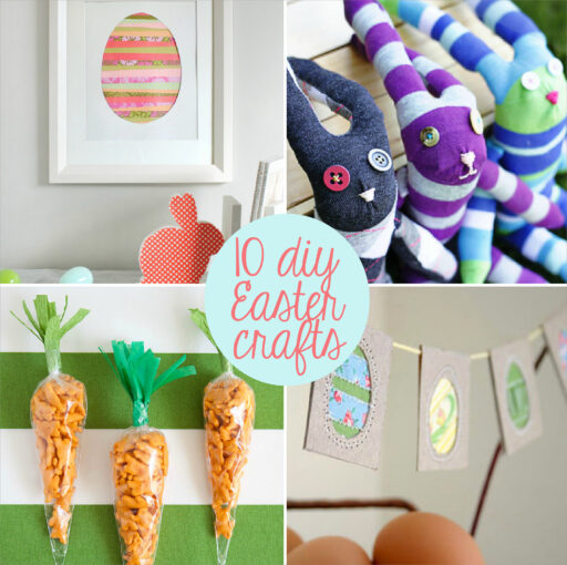 10 DIY Easter Crafts, Clothing, Art and more via lilblueboo.com