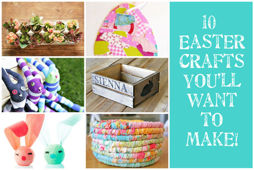 10 DIY Easter Crafts via lilblueboo.com