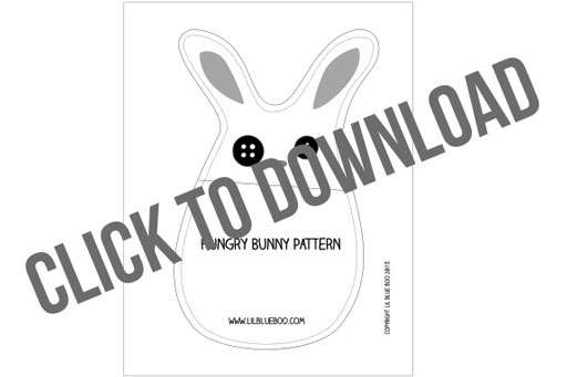 free doll pattern rabbit pattern PDF via lilblueboo.com