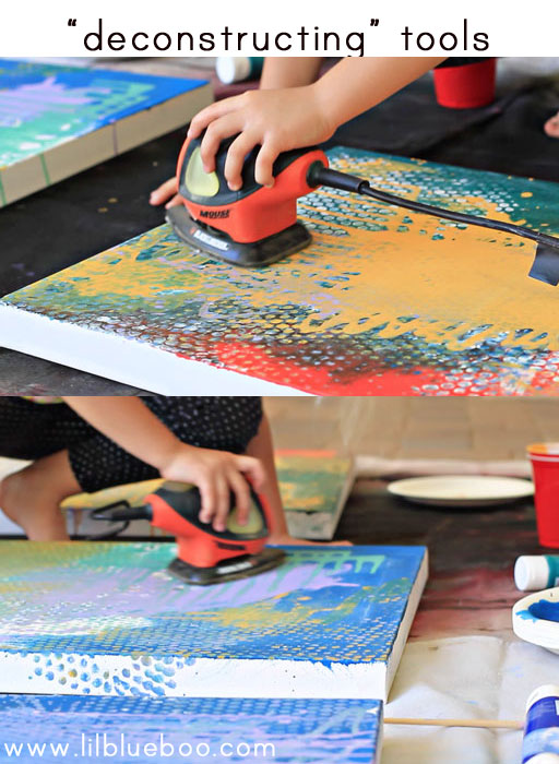 tips for painting with children (sander) via lilblueboo.com