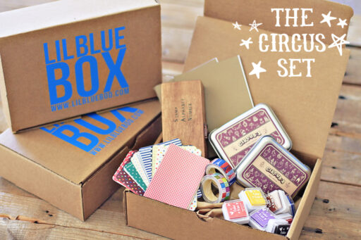 Lil Blue Box: The Circus Set via lilblueboo.com