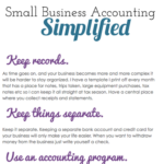 Small Business Accounting Simplified via lilblueboo.com