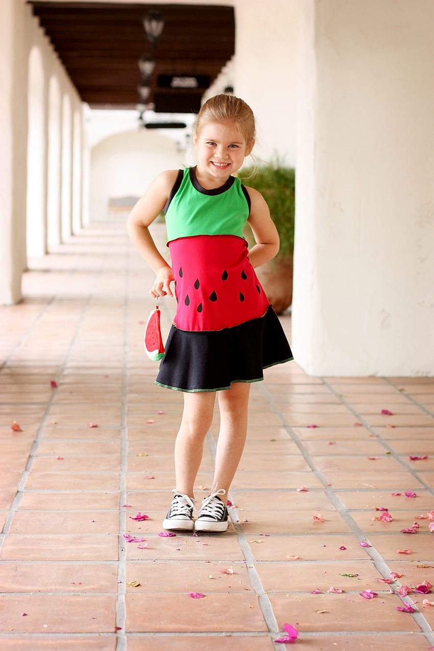 Cute summer sewing dresses for kids - summer sewing pattern 