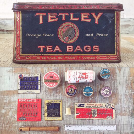 Vintage and antique sewing supplies 