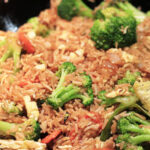 Easy Vegetable Fried Rice Recipe via lilblueboo.com