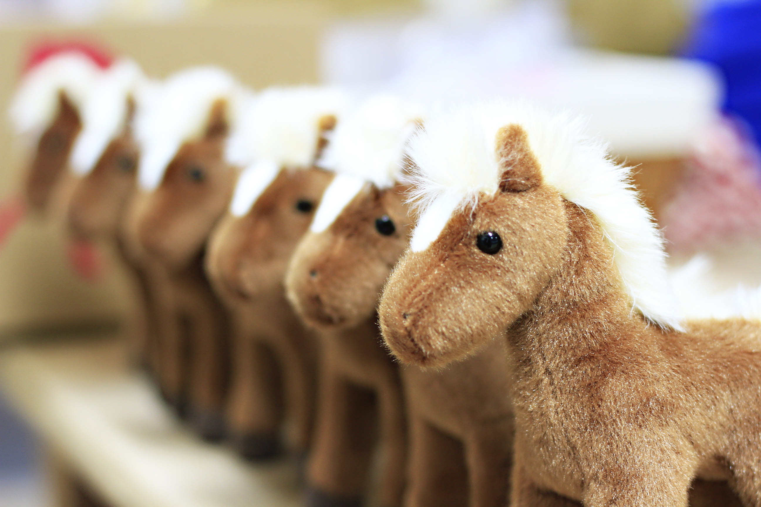 The June Dress of the Month box includes a plush horse via lilblueboo.com