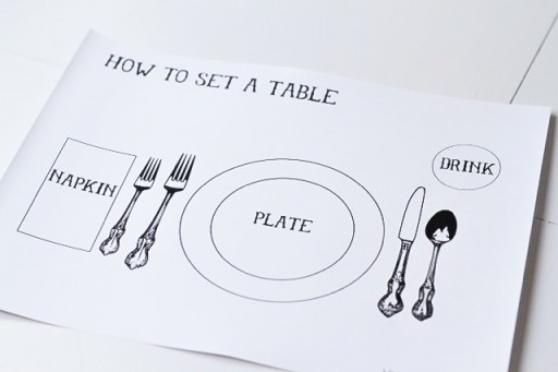 How to set a table via lilblueboo.com