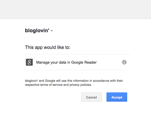 Step 2: How to move google reader subscriptions to bloglovin' via lilblueboo.com