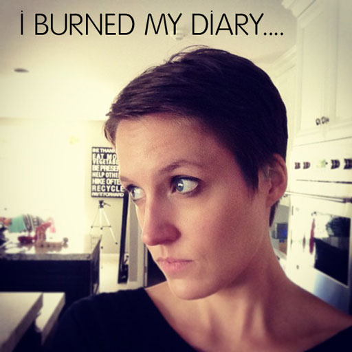 I burned my diary via lilblueboo.com