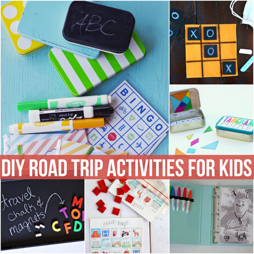 DIY Road Trip Activities for Kids via lilblueboo.com