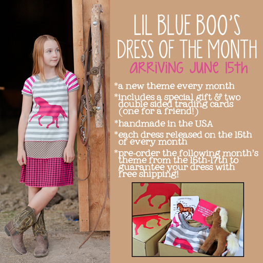 The Lil Blue Boo June Dress of the Month via lilblueboo.com
