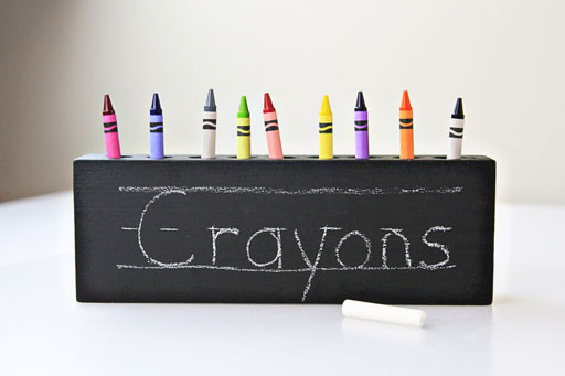 back to school crayon idea via lilblueboo.com
