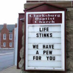 Life Stinks. We Have a Pew For You via lilblueboo.com