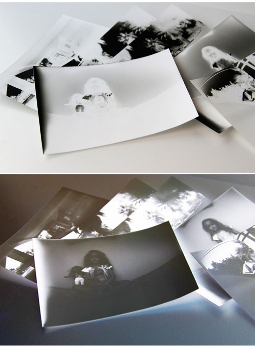 Using photographic paper as film