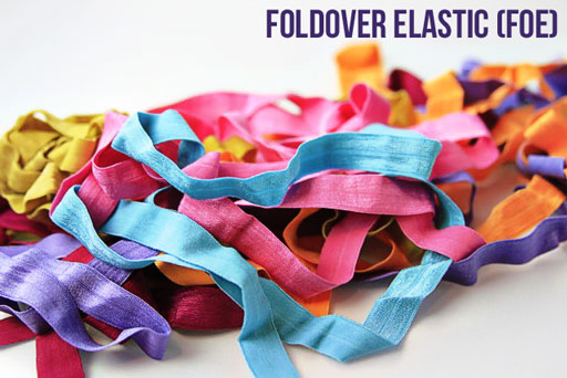 where to buy foldover (FOE) elastic for shoe laces via lilblueboo.com