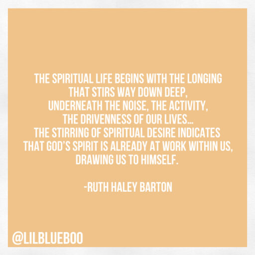 on a spiritual life via lilblueboo.com #quote