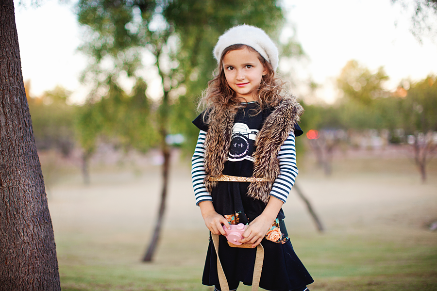 LBB Vintage Camera Dress. Photography by Laura Winslow Photography via lilblueboo.com