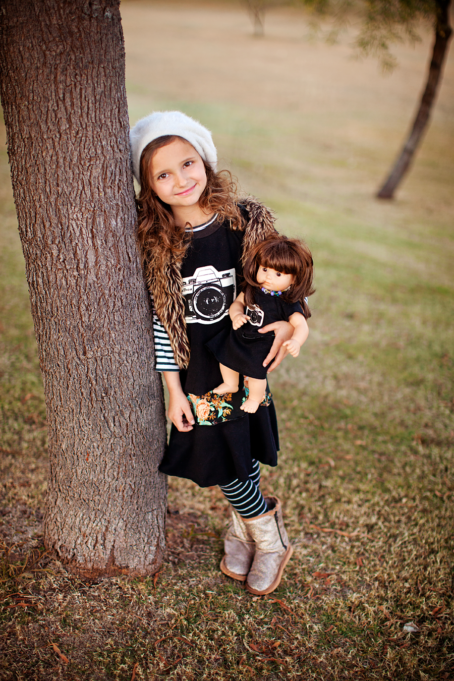 Camera dress for your little photographer. Photography by Laura Winslow Photography via lilblueboo.com