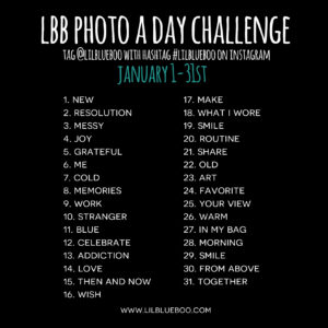 January Photo Challenge