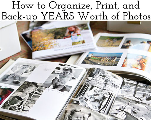 How to Organize and Print Family Photos #photography Ashley Hackshaw / Lil Blue Boo