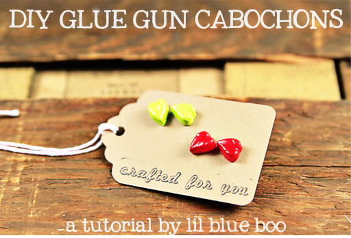 DIY: how to make hotglue resin & cabochons Ashley Hackshaw / Lil Blue Boo