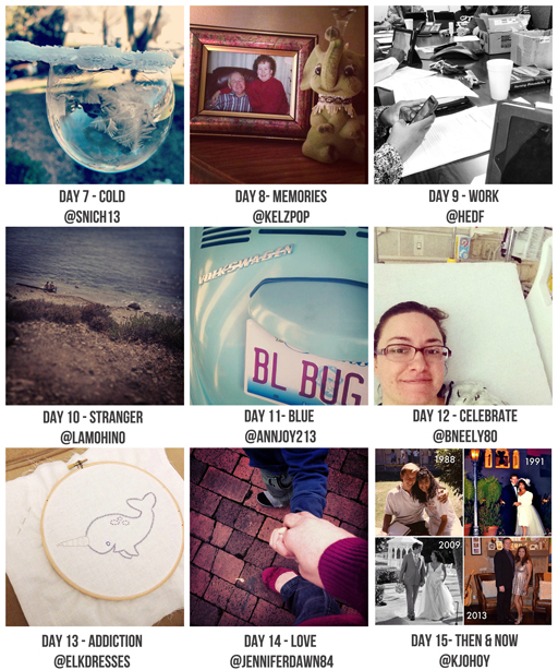 Lil Blue Boo Photo Challenge: Your Photos Days 7 through 15