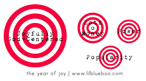 Creating a Bigger Target. #theyearofjoy The Year of Joy: A 31 day series on joy by Ashley Hackshaw / Lil Blue Boo #quote #resolution #choosejoy 