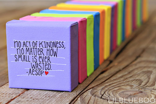 No act of kindness, no matter how small, is ever wasted. ― Aesop #quote