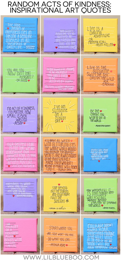 random acts of kindness quotes (our 2014 random act of kindness project) #raok  via lilblueboo Ashley Hackshaw