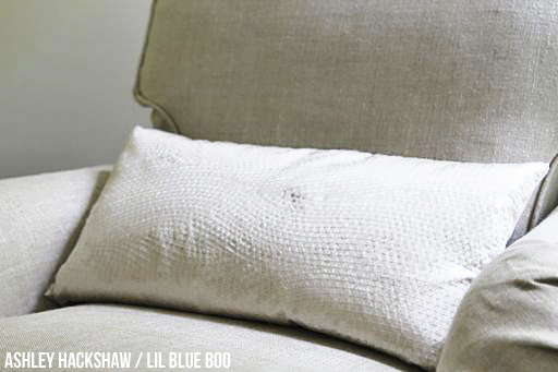Neutral Taupe Nursery - Sequined Pillow