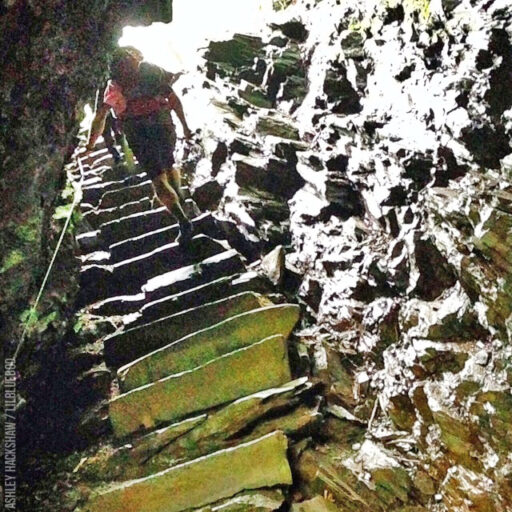 Arch Rock at Alum Cave and Mt. LeConte - Great Smoky Mountains 