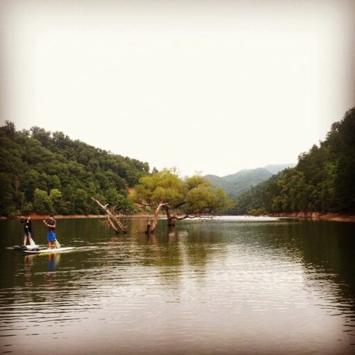 SUP Paddleboards Fontana Lake with Bryson City Outdoors 