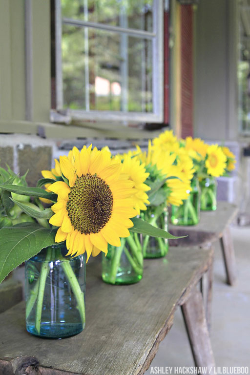 sunflower table decor ideas wedding