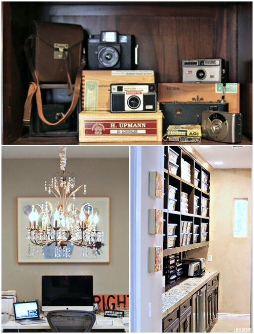 Decorating with Vintage Cameras | Blissfully Domestic