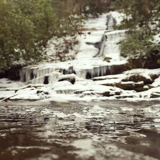 Toms Branch Falls in Deep Creek Waterfall Smoky Mountains