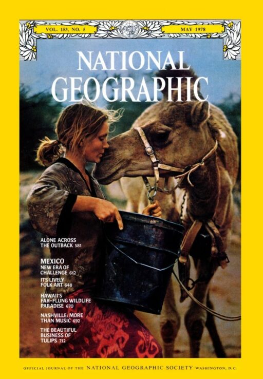 Robyn Davidson Tracks Nat Geo May 1978