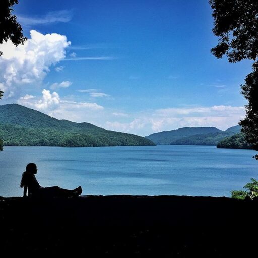 Fontana Lake from Fontana Dam Picnic Area