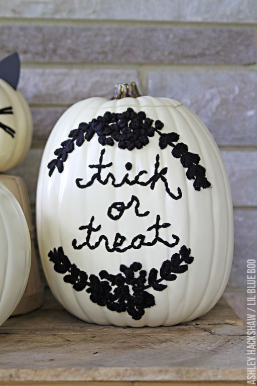 cute no carve pumpkin decorating ideas