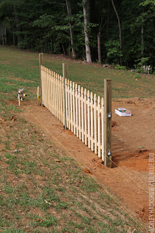 how to build a picket fence from scratch