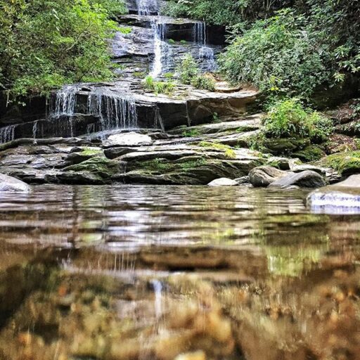 Toms Branch Falls - Deep Creek in the Great Smoky Mountains National Park